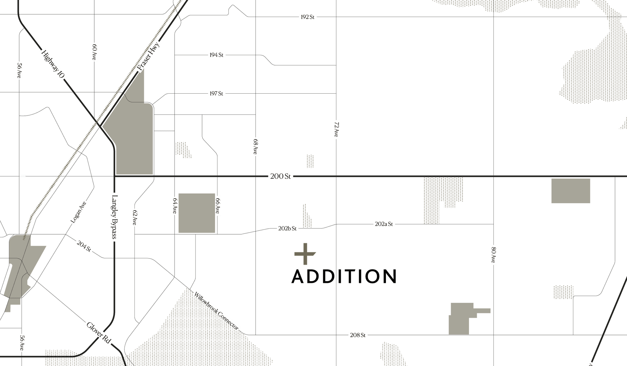 Addition neighbourhood map base